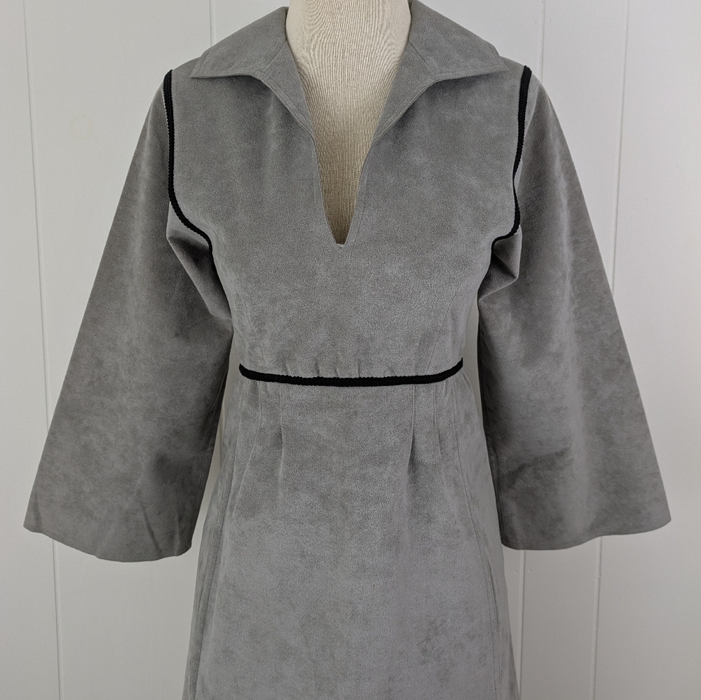vintage 70's ultra suede dress - Picture 2 of 15